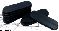 Plastik Bases Oval 25x70mm (10) 2