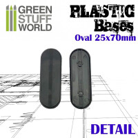 Plastik Bases Oval 25x70mm (10) 3