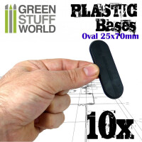 Plastik Bases Oval 25x70mm (10) 4