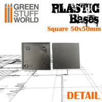 Plastik Bases Eckig 50x50mm (5) 3