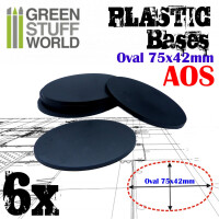 Plastik Bases Oval AOS 75x42mm (6) gallery
