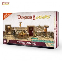 Dungeons & Lasers Dwarven Mine Half-Height Walls 1