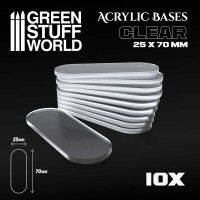 Acryl Bases Oval 25x70mm (10) gallery