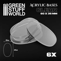 Acryl Bases Oval 60x35mm (6) gallery