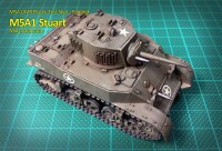 M8 Scott 75mm Howitzer Motor Carriage 1/56 28mm 3