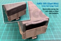 Sd.Kfz. 305 3-ton 4x2 Cargo Truck 1/56 28mm 6