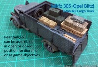 Sd.Kfz. 305 3-ton 4x2 Cargo Truck 1/56 28mm 7