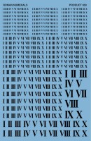 Black Roman Numeral Decals gallery