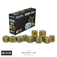 Bolt Action Orders Dice Pack - Sand (12) gallery