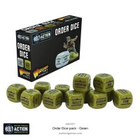 Bolt Action Orders Dice Pack - Green (12 gallery