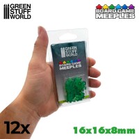 Meeples 16x16x8mm Grün (12) 2