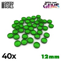 Plastik Edelsteine 12mm Grün (40) gallery