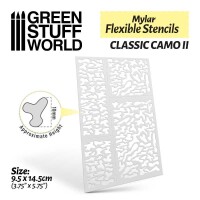 Classic Camo 2 Mylar Flexible Stencil gallery