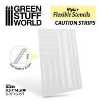 Caution Strips Mylar Flexible Stencil gallery