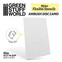 Ambush Disc Camo Mylar Flexible Stencil gallery