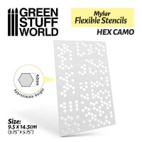 Hex Camo Mylar Flexible Stencil gallery