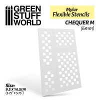 Chequer M Mylar Flexible Stencil gallery