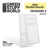 Hexagons S Mylar Flexible Stencil gallery