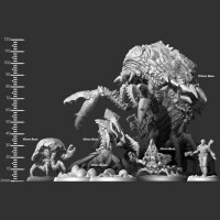 Fallout Wasteland Warfare Creatures Mirelurk Queen 3