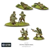 US Army Weapons Teams 28mm 3