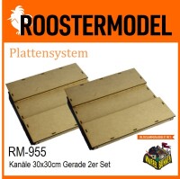 Plattensystem Kanalplatten 30x30cm Gerad gallery