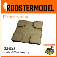Plattensystem Kanalplatte 30x30cm Kreuzu gallery