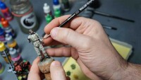 Micro Nova Synthetikpinsel abgewinkelt Größe 15/0