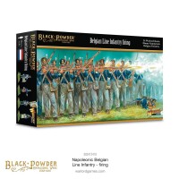 Napoleonic Belgian Line Infantry firing 28mm 7