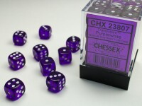 Translucent Purple/White 36x W6 12mm Dic gallery