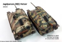 Jagdpanzer 38(t) Hetzer Light Tank Destroyer 1/56 28mm 3