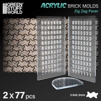 Acrylformen Zickzack Pflasterstein gallery