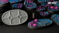 Alien Infestation Battle Ready Bases Oval 60x35mm (4) 3