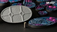 Alien Infestation Battle Ready Bases Oval 75x42mm (3) 3