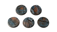 Spaceship Corridor Battle Ready Bases Rund 40mm (5)