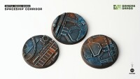Spaceship Corridor Battle Ready Bases Rund 50mm (3)