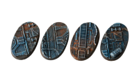 Spaceship Corridor Battle Ready Bases Oval 60x35mm (4)