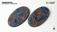 Spaceship Corridor Battle Ready Bases Oval 90x52mm (2) 2