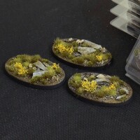 Highland Battle Ready Bases Oval 75x42mm (3) 2