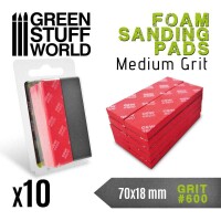 Foam Sanding Pads Grit #600 Burgundy (10 gallery