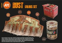 AK Interactive Rust And Abandoned Paint Set 3
