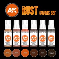 AK Interactive Rust And Abandoned Paint Set 4