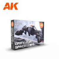 AK Interactive Grey For Spaceships Paint gallery