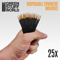Synthetische Einwegpinsel (25)