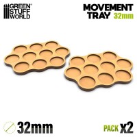 MDF Movement Trays Skirmish AOS 32mm 3x4 gallery