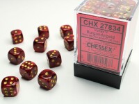Vortex Burgundy/Gold 36x W6 12mm Dice Se gallery