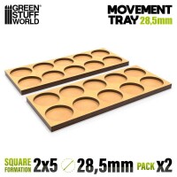 MDF Regimentsbases 28.5mm 5x2 Skirmish L gallery