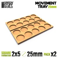 MDF Regimentsbases 25mm 5x2 Skirmish Lin gallery