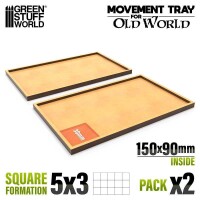 MDF Regimentsbases Old World 150x90mm 5x gallery