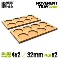 MDF Regimentsbases 32mm 4x2 Skirmish Lin gallery