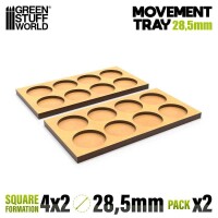 MDF Regimentsbases 28.5mm 4x2 Skirmish L gallery